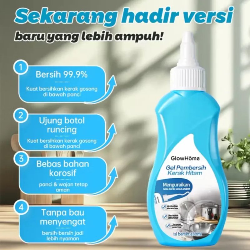 Gel Pembersih Kerak Gosong Panci & Wajan GlowHome