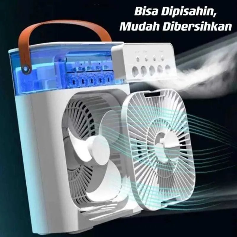 Kipas AC Mini Air Cooler Portable LED