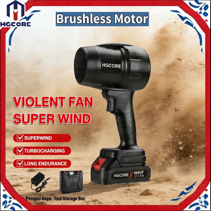 Blower Baterai Turbo Jet Cordless Brushless